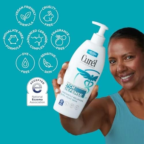 Curel Itch Defense Calming Body Lotion 591ml (20 Fl Oz) | Dermatologist Recommended for Dry, Itchy Skin thumbnail 3
