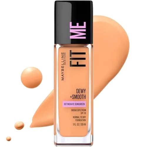 Maybelline Fit Me Dewy + Smooth Foundation, Soft Honey 315, 29.57ml | Hydrating Luminous Finish thumbnail 1