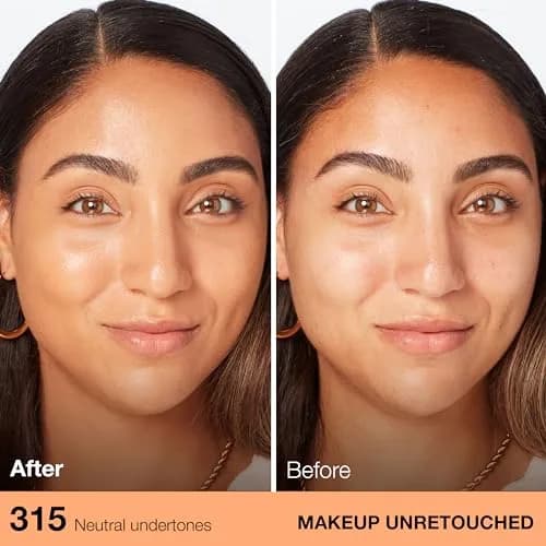 Maybelline Fit Me Dewy + Smooth Foundation, Soft Honey 315, 29.57ml | Hydrating Luminous Finish thumbnail 3