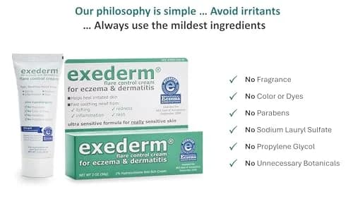 Exederm Flare Control Hydrocortisone Cream for Eczema & Dermatitis 2oz | Fast-Relief for Sensitive Skin thumbnail 5