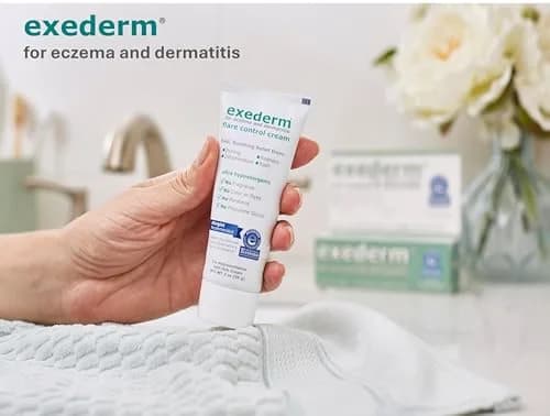 Exederm Flare Control Hydrocortisone Cream for Eczema & Dermatitis 2oz | Fast-Relief for Sensitive Skin thumbnail 2