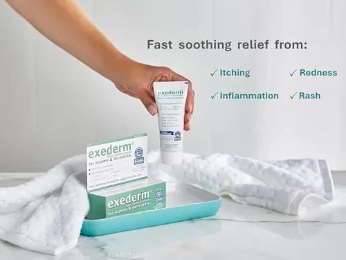 Exederm Flare Control Hydrocortisone Cream for Eczema & Dermatitis 2oz | Fast-Relief for Sensitive Skin thumbnail 3