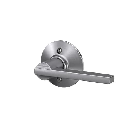 SCHLAGE Latitude Non-Turning Dummy Door Handle, Satin Chrome | Decorative Pull for Doors thumbnail 5