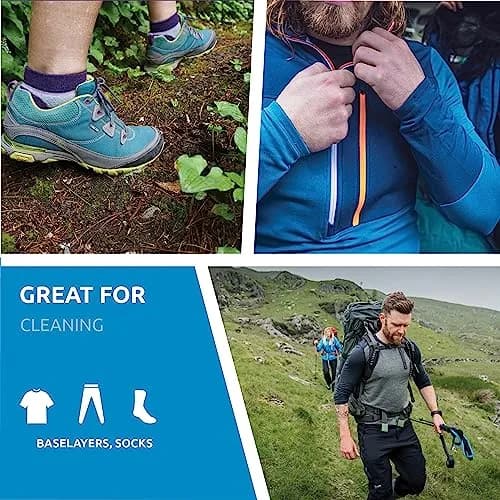 Nikwax Wool Wash 300ml | Deodorize & Safely Clean Merino Wool Base Layers thumbnail 3