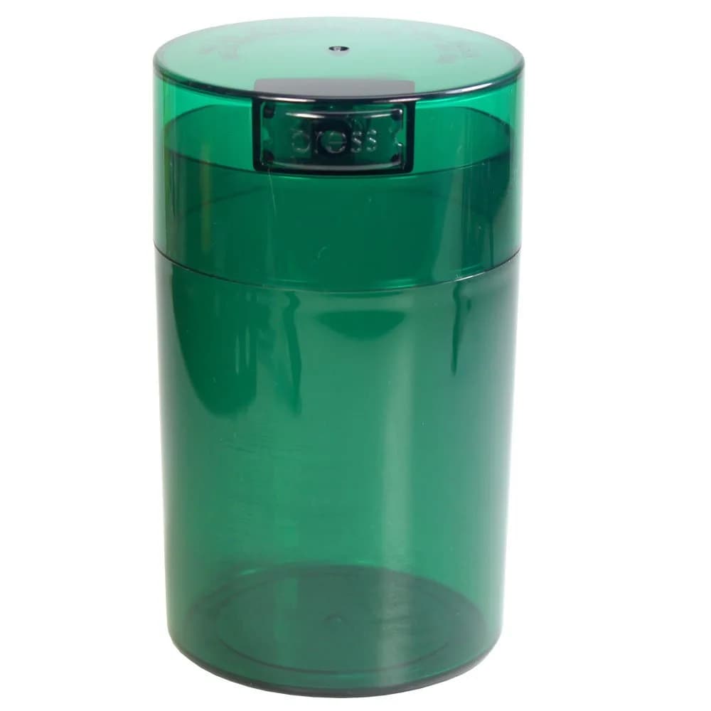 Tightpac Green 6 oz Food Storage Container | Vacuum Sealed Airtight Canister for Dry Goods & Herbs