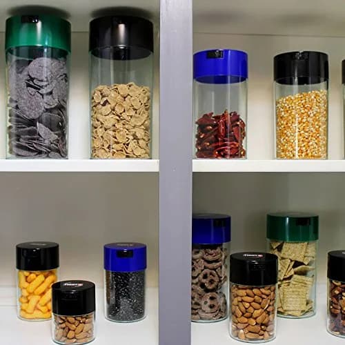 Tightpac Green 6 oz Food Storage Container | Vacuum Sealed Airtight Canister for Dry Goods & Herbs thumbnail 5