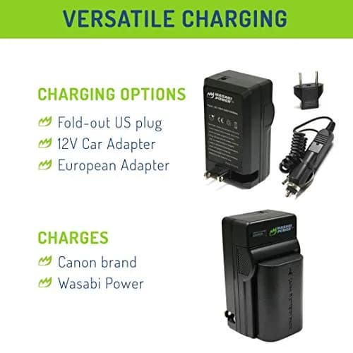 Wasabi Power LP-E6, LP-E6N Battery (2-Pack) & Charger for Canon EOS 5D Series | 7.2V 2600mAh thumbnail 7