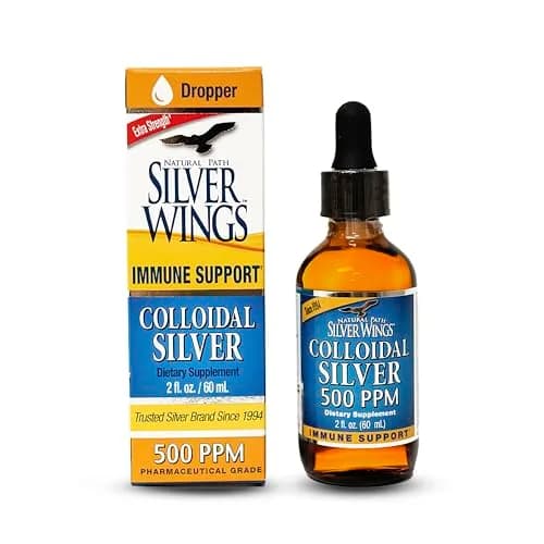 Natural Path Silver Wings Colloidal Silver 500ppm 2 fl oz (59ml) thumbnail 1