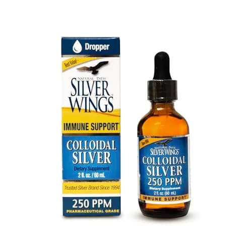 Natural Path Silver Wings Colloidal Silver Liquid 250ppm (7394ml) thumbnail 1