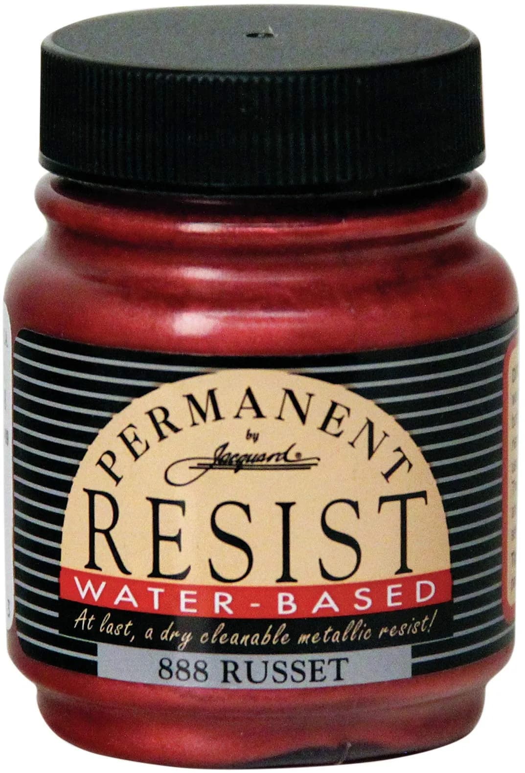 Jacquard Permanent Water-Based Resist Russet 66.54ml (2.25 Oz) | Holds Fine Crisp Lines for Screen Printing & Fabric Art — Russet
