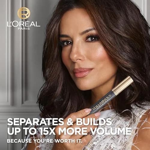 L'Oréal Paris Voluminous Original Mascara Black 0.28 fl. oz. (8.3 ml) | Builds Lashes Up to 5x Natural Thickness thumbnail 2