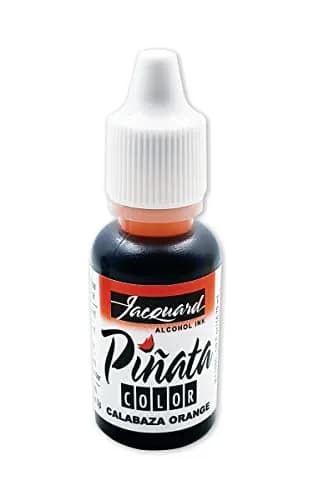 Jacquard Alcohol Ink - Calabaza Orange | Vibrant, Acid-Free, 1/2 Fl Oz, Made in USA thumbnail 1