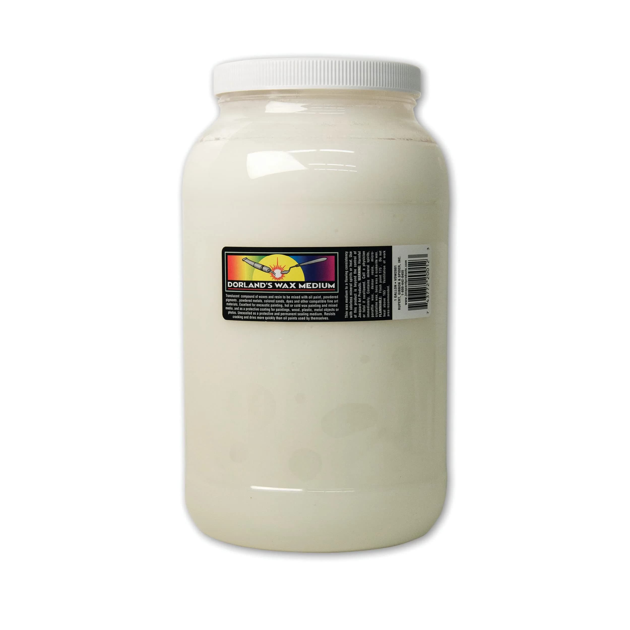 Jacquard Dorlands Wax - 4 Fl Oz | Versatile Pure Wax & Damar Resin for Sealing & Finishing — 128 Fl Oz