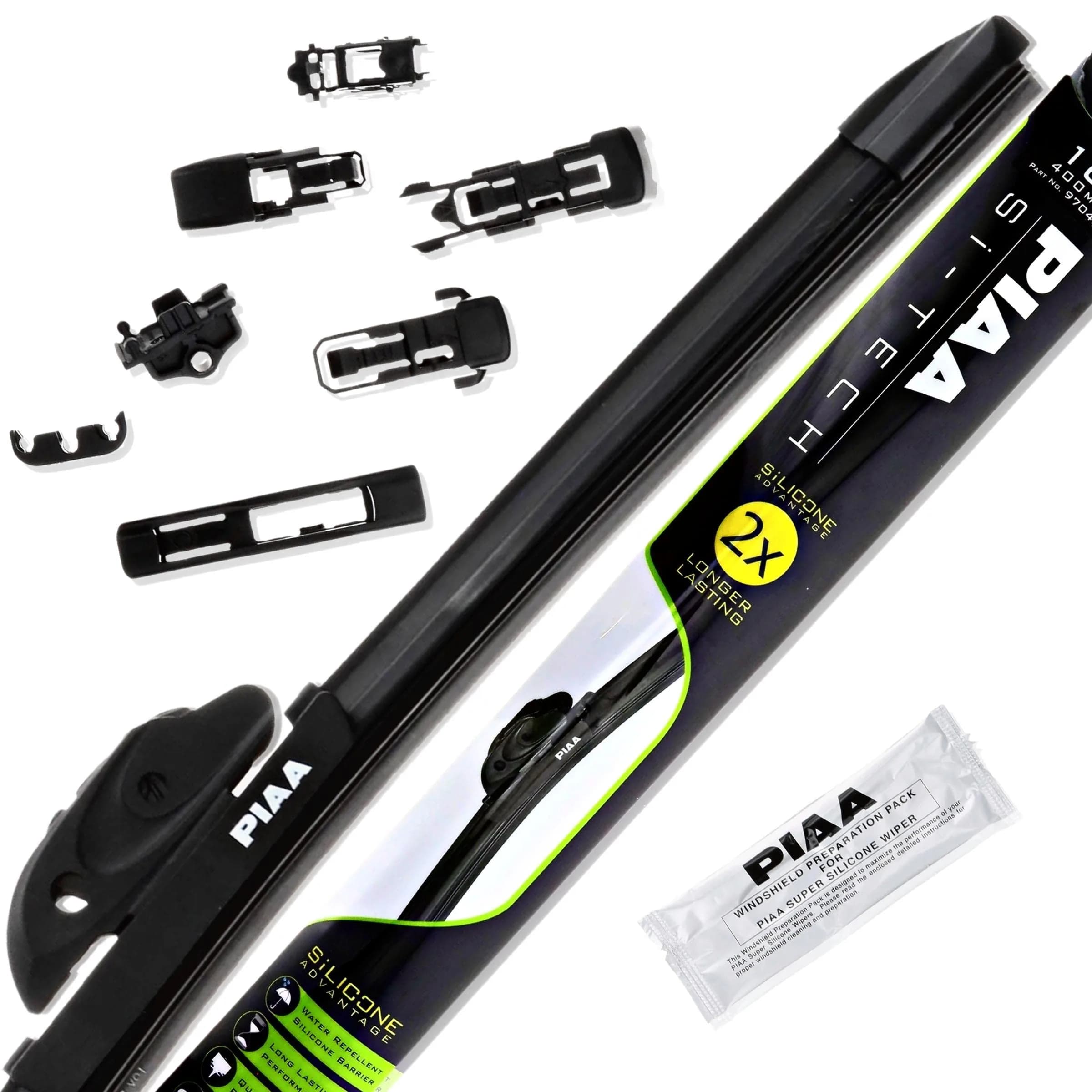 Piaa 97040 16-Inch (400mm) Si-Tech Silicone Wiper Blade | Premium All-Season OEM Windshield Wiper - main product image