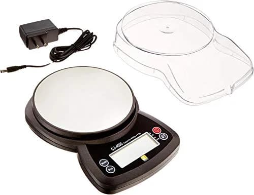 Jennings CJ-4000 Compact Digital Weigh Scale 4000g x 0.5g PCS JScale Black | Accurate Kitchen & Food Weighing thumbnail 1