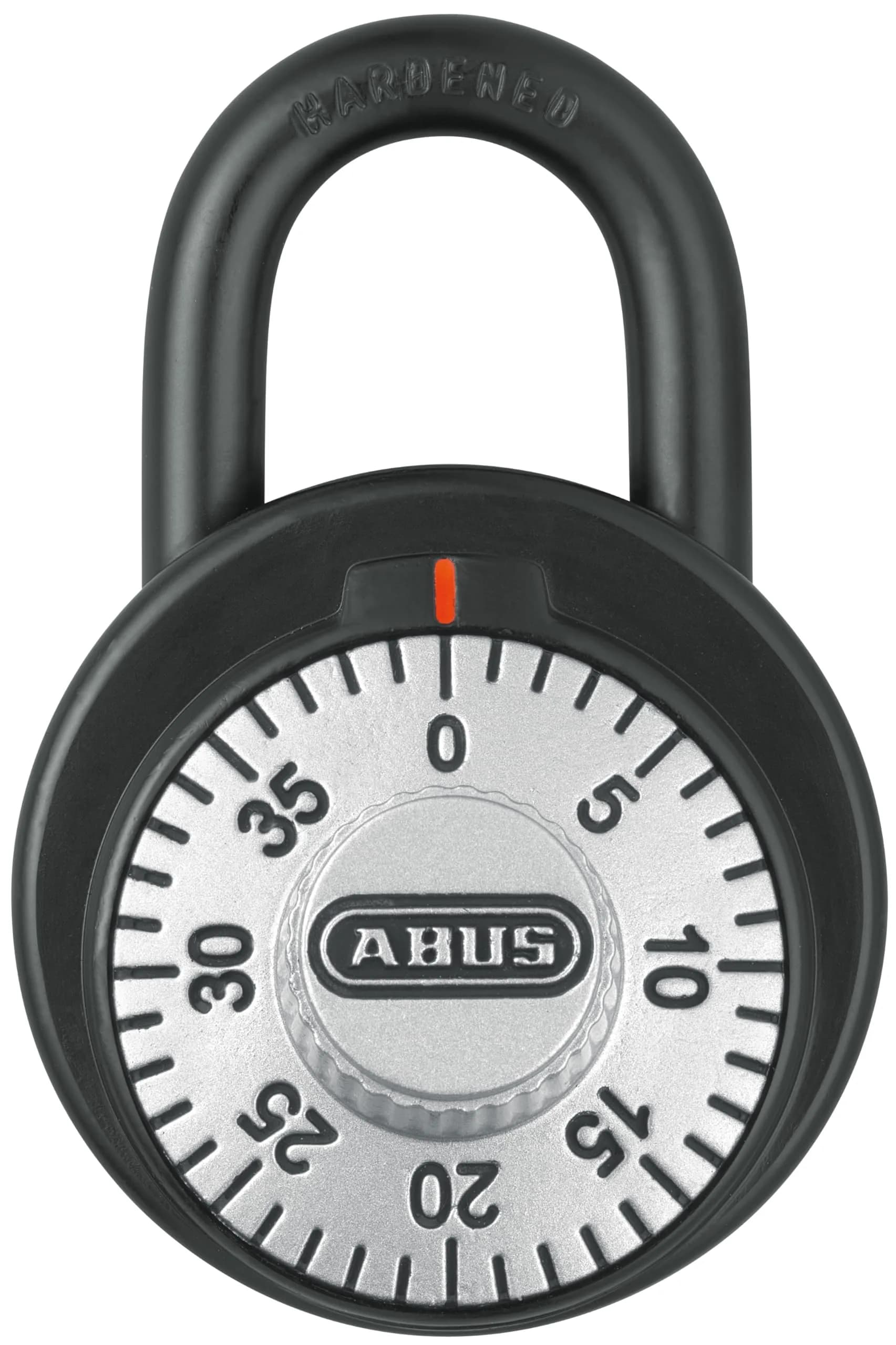 ABUS 78/50 Combination Padlock 48mm (1.89in) | Hardened Steel Shackle, Resettable 3-Dial Combination — .Silver