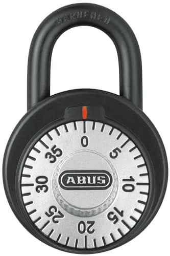 ABUS 78/50 Combination Padlock 2 in (50.8 mm) Shackle Clearance | Hardened Steel, Anti-Shim, 3-Dial Lock thumbnail 1