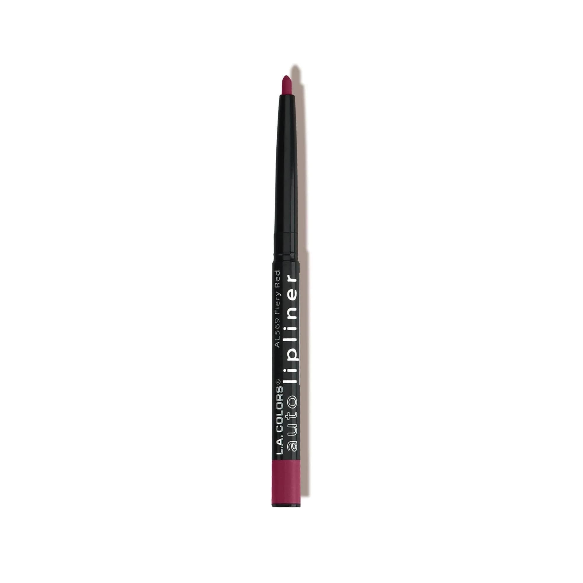 L.A. COLORS Auto Lip Pencil Rose Brown | Precise, Long-Lasting, Cruelty-Free — Burgundy