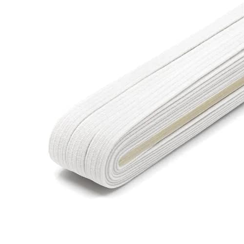 Dritz Braided Elastic 1/4'X8yd-White | Shrink-Resistant, Versatile for Sewing & Crafts thumbnail 3