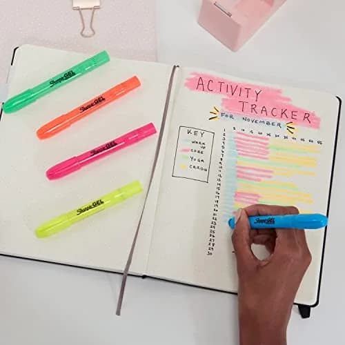 Sharpie Gel Highlighters, 3 Assorted Fluorescent Colors | Smear-Proof, Ink-Free, Long-Lasting Highlighting thumbnail 6