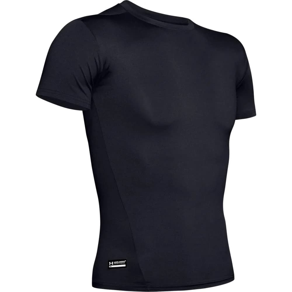 Under Armour HeatGear Tactical Shirt, LG | Ultra-Soft Compression, 4-Way Stretch, Sweat-Wicking - main product image