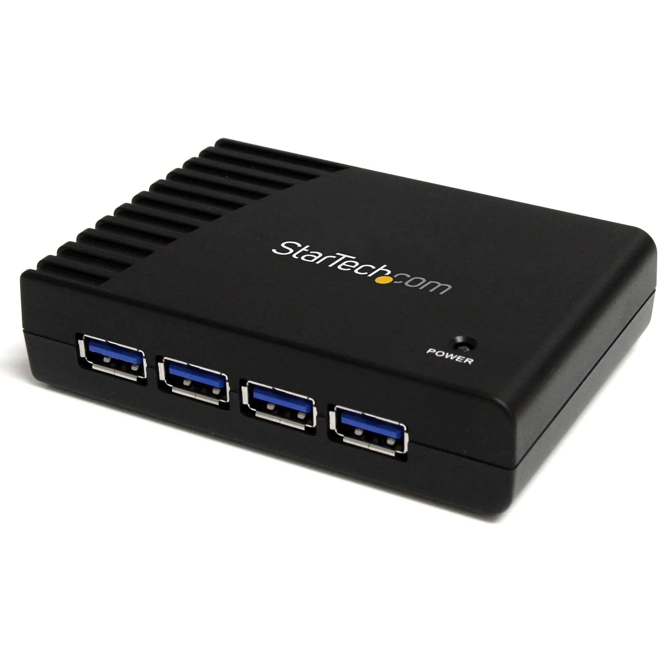 StarTech.com 4-Port USB-A Hub, 5Gbps, Power Adapter Included (ST4300USB3) | Compact SuperSpeed USB Hub for PCs & Laptops - main product image