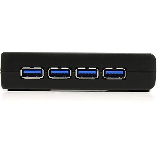 StarTech.com 4-Port USB-A Hub, 5Gbps, Power Adapter Included (ST4300USB3) | Compact SuperSpeed USB Hub for PCs & Laptops thumbnail 2