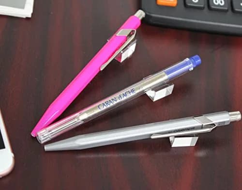Caran d'Ache 849 Metal Pen Ballpoint Fluo Purple | Neon Modern Design (70-120 chars) thumbnail 2