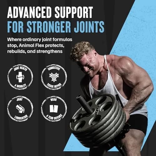 Animal Flex Joint Supplement with Glucosamine, Chondroitin, MSM, Turmeric & Ginger | 44 Pill Packs (1.5 lb / 680 g) thumbnail 3