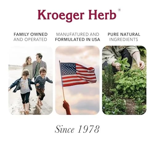 Kroeger Herb Products Wormwood Herb Supplement Kit with Black Walnut, Clove & Quassia | 2 fl oz (59 ml) thumbnail 8