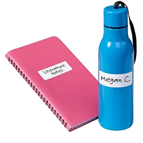 Avery® Multi-Use Removable Labels 1" x 3" White 72 Labels | Write-On Blank Stickers for Organization thumbnail 2