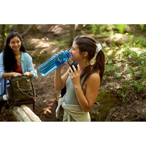 Nalgene Titan Wide Mouth Water Bottle, Blue, 1420ml (48oz) | BPA-Free Tritan Plastic, Leakproof, Made in USA thumbnail 2