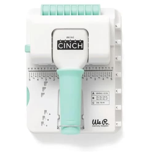 We R Memory Keepers Mini Cinch Bookbinding Machine - Small Craft Tool Compatible with Wire or Spiral Coils - Make Professional Books, Notebooks, Calendars, and Journals | Art & Craft Supply thumbnail 1