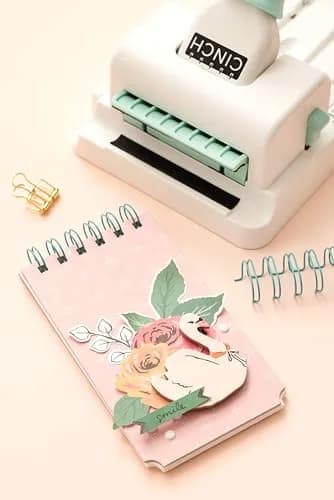 We R Memory Keepers Mini Cinch Bookbinding Machine - Small Craft Tool Compatible with Wire or Spiral Coils - Make Professional Books, Notebooks, Calendars, and Journals | Art & Craft Supply thumbnail 6