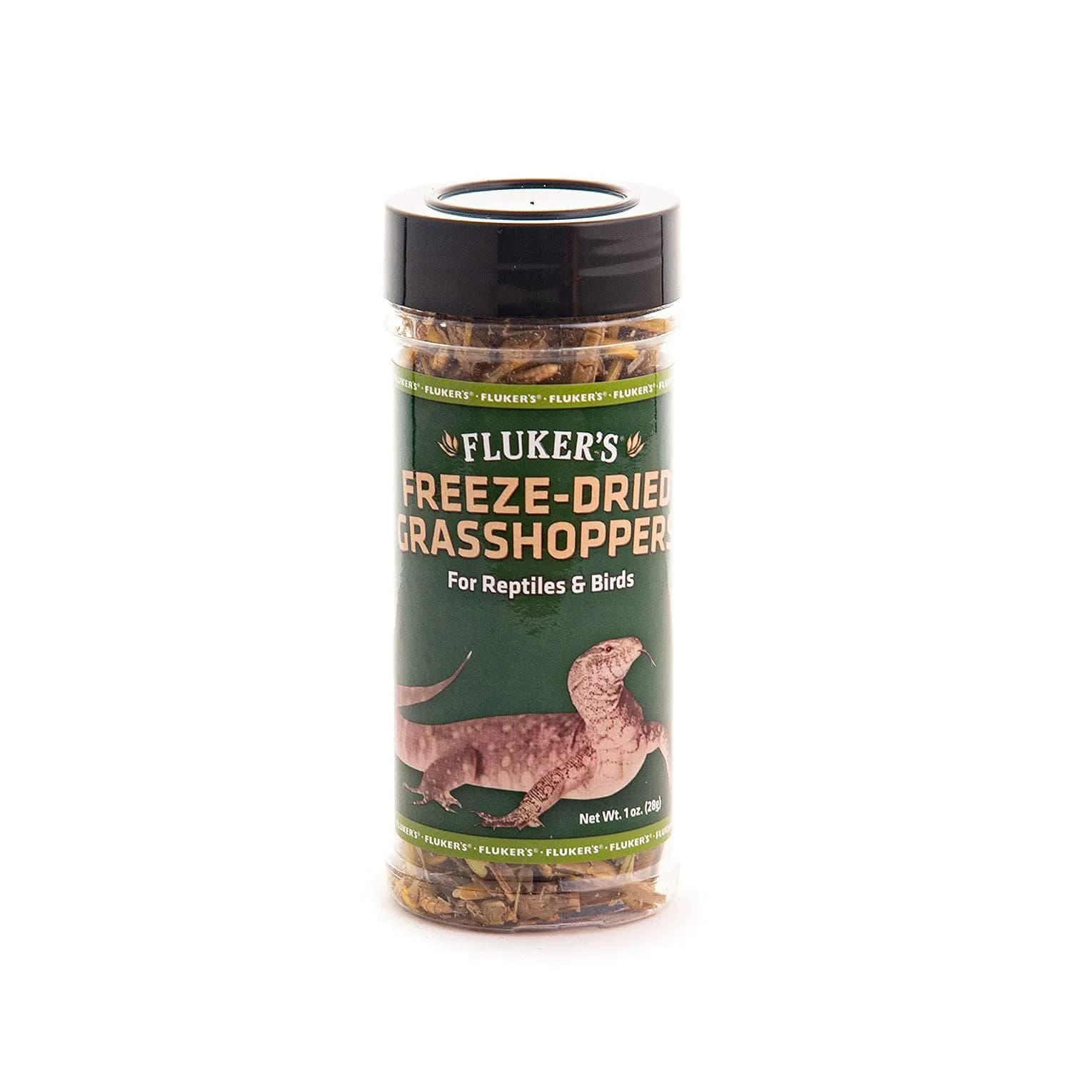 Fluker's Freeze Dried Grasshoppers 48g (1.7 oz) | Nutrient-Packed Reptile Food