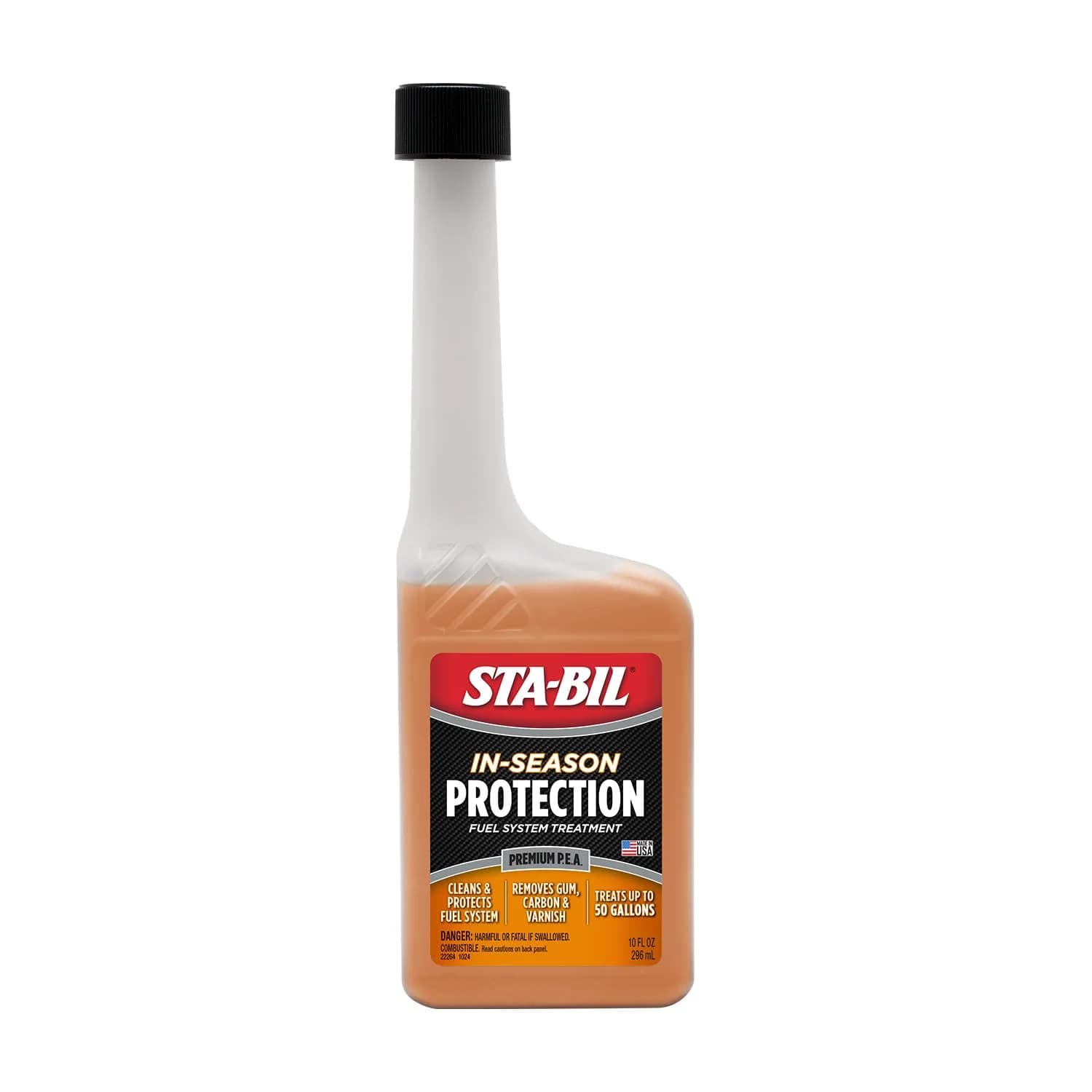 STA-BIL In-Season Protection Fuel System Treatment & Injector Cleaner, 4 oz (118ml) | Cleans Injectors, Prevents Corrosion — 10 Fl Oz