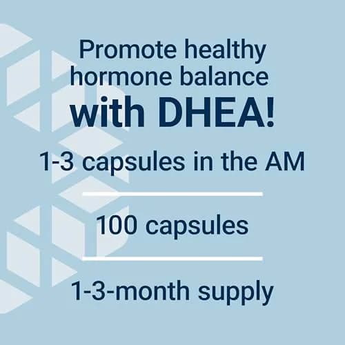 Life Extension DHEA 25 mg | Hormone Balance, 100 Capsules, Gluten-Free thumbnail 4