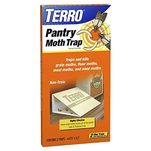 Terro Pantry Moth Traps - 2 Pack | Attracts & Traps Grain, Flour, Meal, Seed Moths thumbnail 1