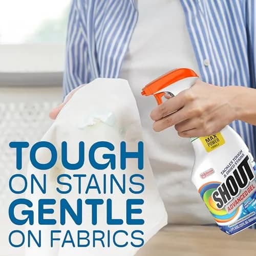 Shout Advanced Gel Laundry Stain Remover Spray 22 Fl Oz (651 ml) | Tough on Stains, Gentle on Fabrics thumbnail 6