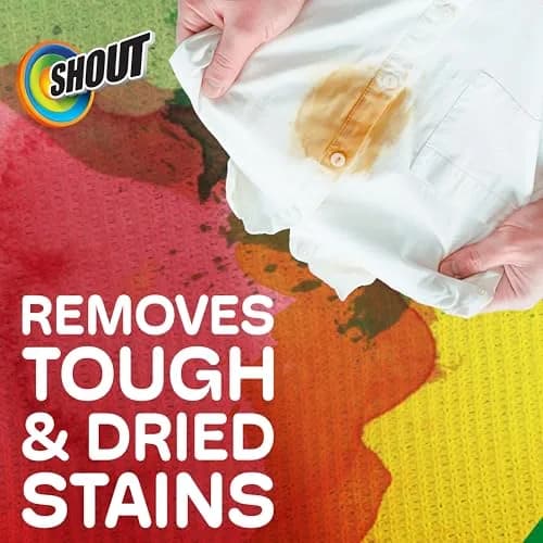 Shout Advanced Gel Laundry Stain Remover Spray 22 Fl Oz (651 ml) | Tough on Stains, Gentle on Fabrics thumbnail 4