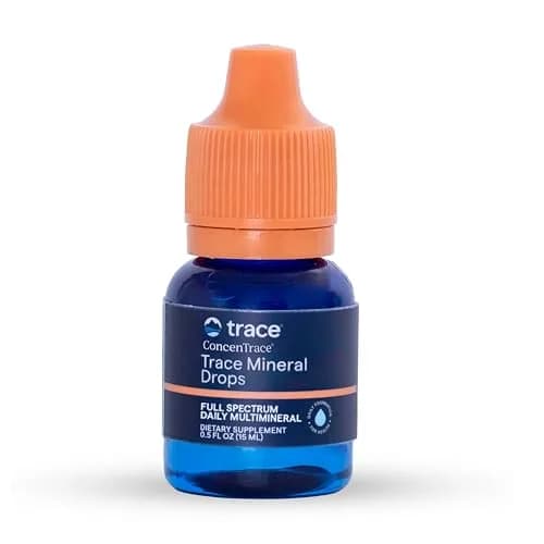 Trace Minerals ConcenTrace Mineral Drops, 15ml (0.5 Fl Oz) | 70+ Ionic Minerals for Energy & pH Balance thumbnail 1