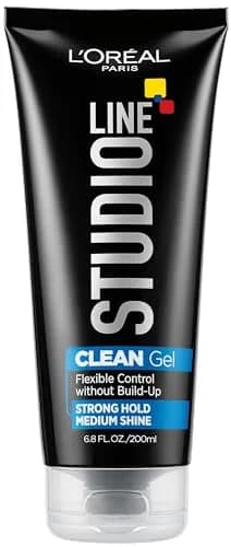L'Oreal Paris Studio Line Clear Minded Clean Gel Strong Hold 200ml (6.8 Fl Oz) | No Buildup, Flexible Control thumbnail 1