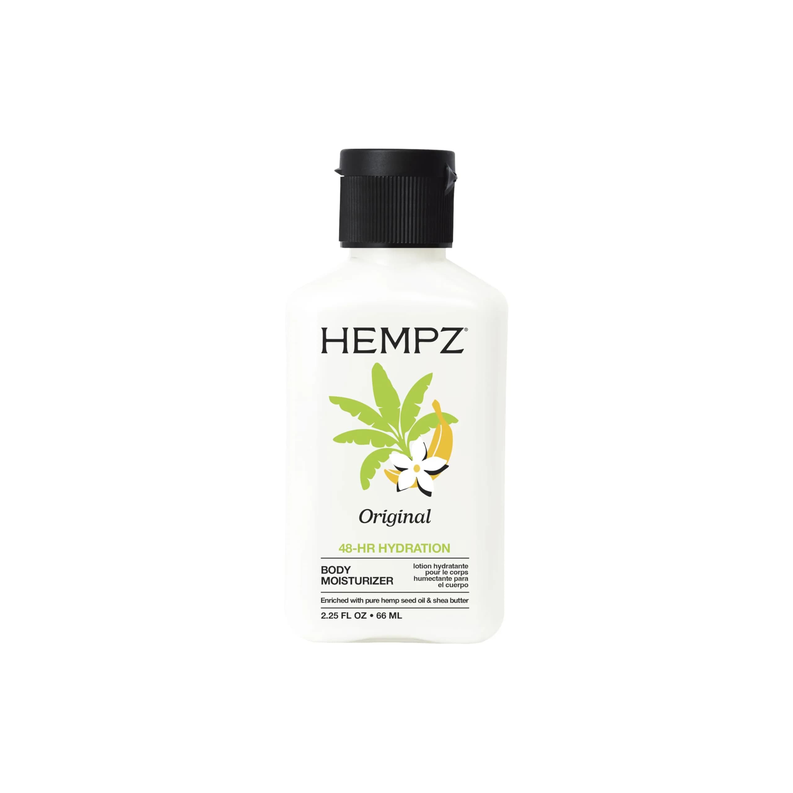 Hempz Original Body Lotion 493ml (17 Fl Oz) | Hydrating, Vegan, Cruelty-Free — Floral Banana / 2.25 Fl Oz