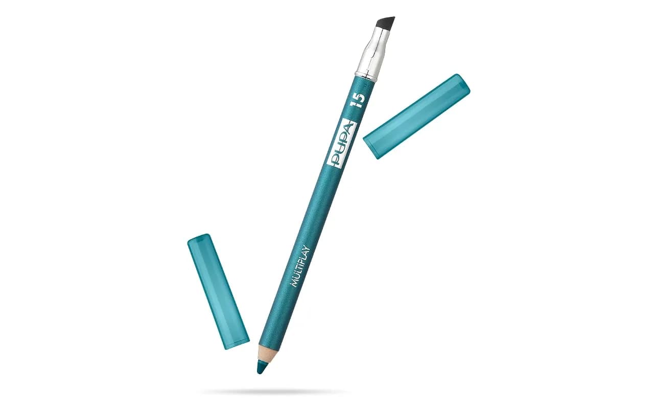 Pupa Milano Eye Pencil 0.04 Oz (1.18ml) | Ophthalmologist Tested — 15 Blue Green