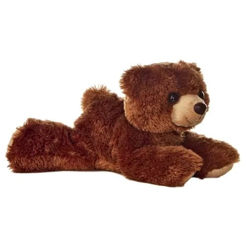 Aurora Mini Flopsie Barnsworth Bear Plush 20 cm (8 inches) | ASTM-Tested Toy Figure thumbnail 1