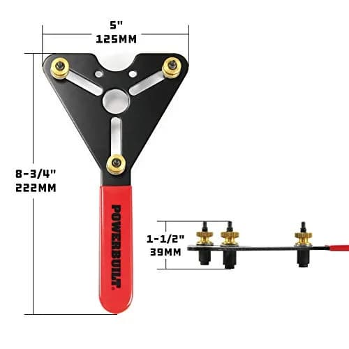Powerbuilt AC Clutch Holding Tool, Adjustable Pin, Non-Slip Handle | Vehicle Repair thumbnail 3
