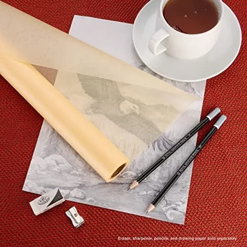 Bee Paper Sketch and Trace Roll, Canary Yellow 45.7 cm x 18.3 m (18" x 20 yds) | Acid-Free Art Paper for Sketching & Tracing thumbnail 5