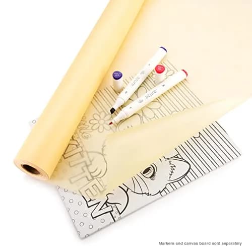 Bee Paper Sketch and Trace Roll, Canary Yellow 12-inch x 50-yard | Acid-Free Drawing Paper for Artists thumbnail 4