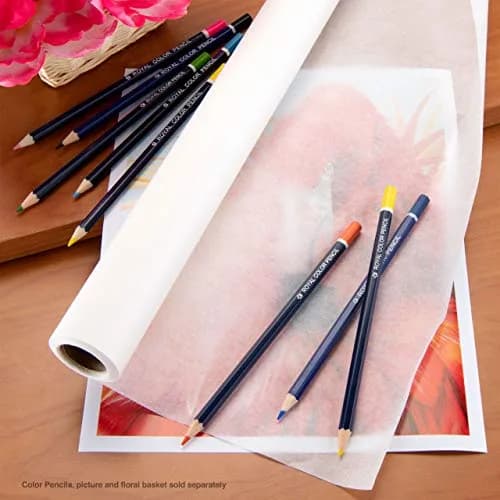 Bee Paper 18" x 20 yds Sketch and Trace Roll, White | High-Quality Art Media Paper for Artists thumbnail 5