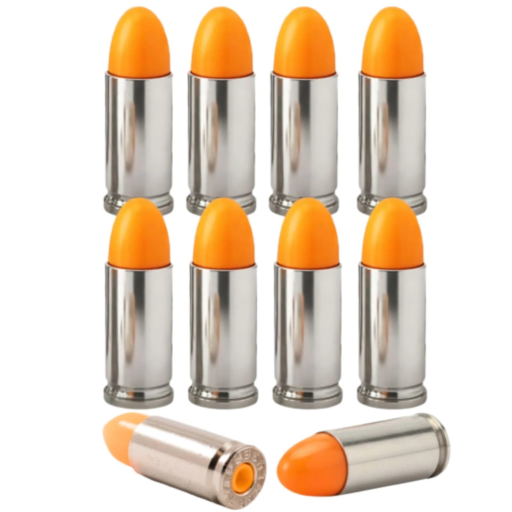 S.T. Action Pro 9mm Snap Caps 10-Pack | Inert Dummy Rounds for Dry Fire & Reloading - main product image